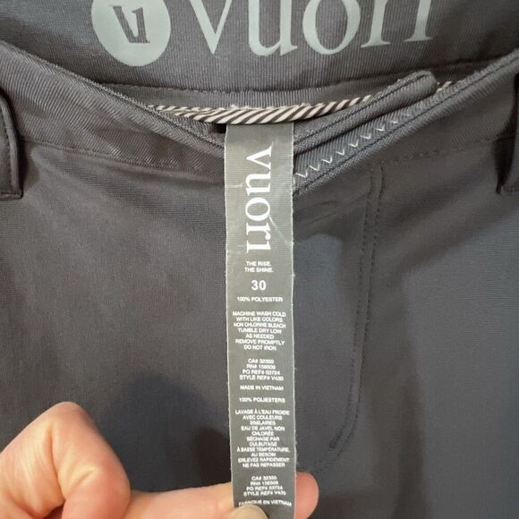 Vuori Meta Pants Mens 30 5 Pocket Tobacco Athleisure - Picture 7 of 11